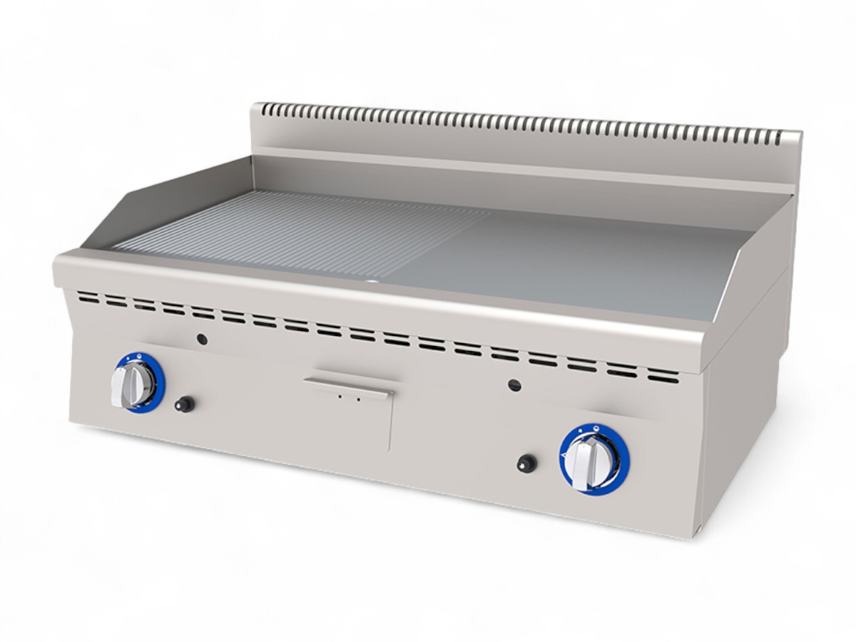 Half Ribbed Gas Griddles