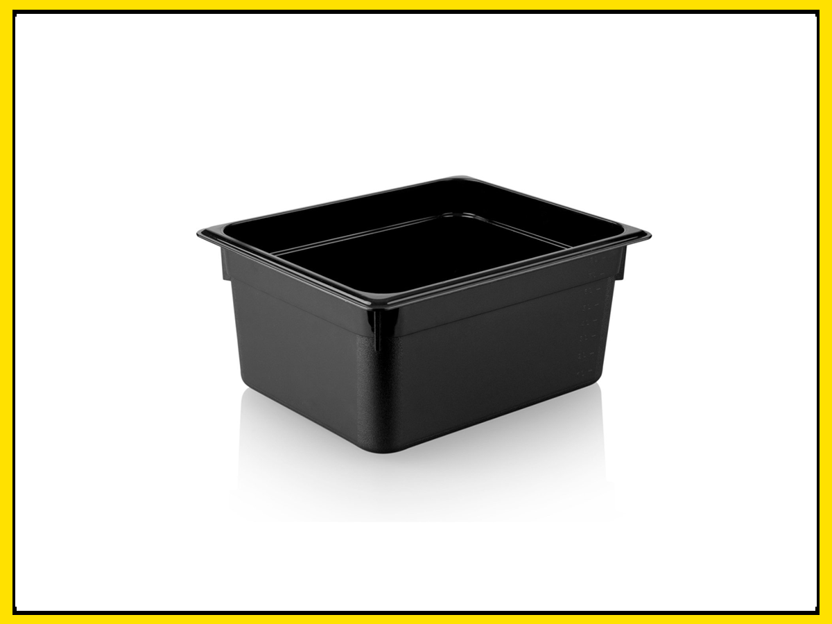1/2 Black PC Gastronorm