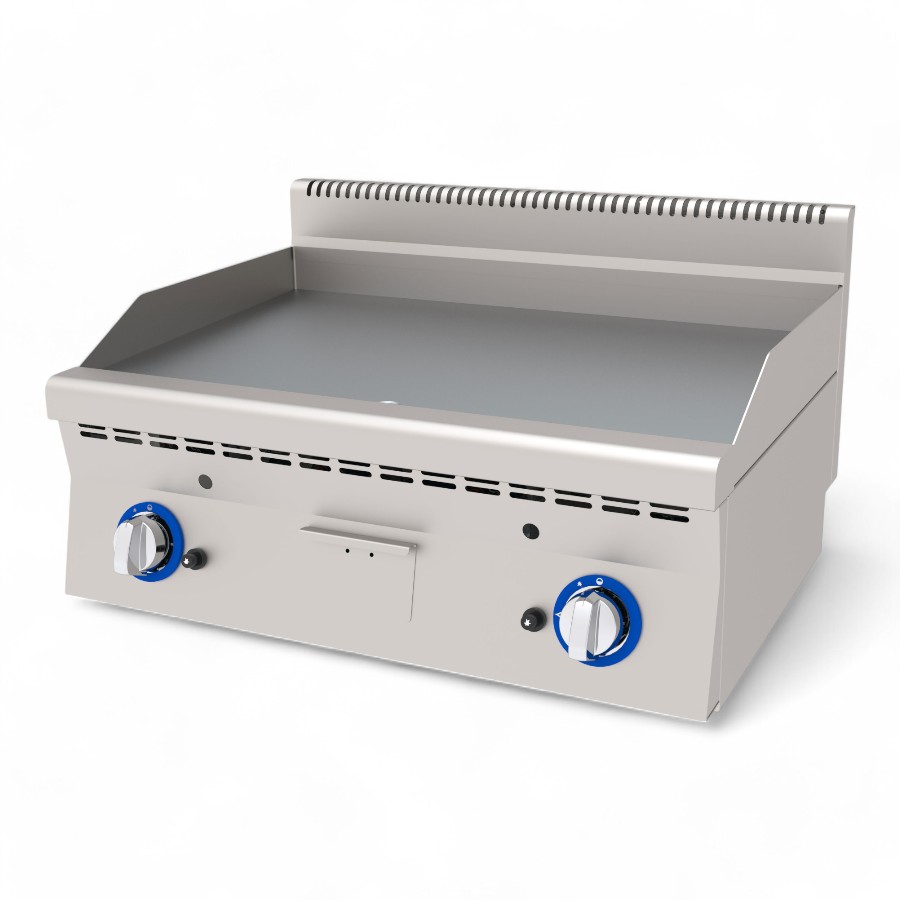 Grill O Flat Gas S/S Table Top 80x60x30cm Agi 860