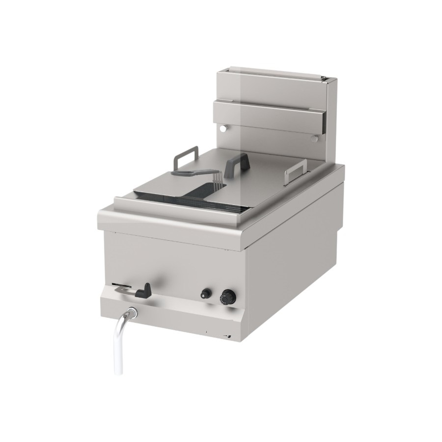 Fryer 8 Single Tang S/S 9L Gas Table Top 30x70x30cm Agf 370