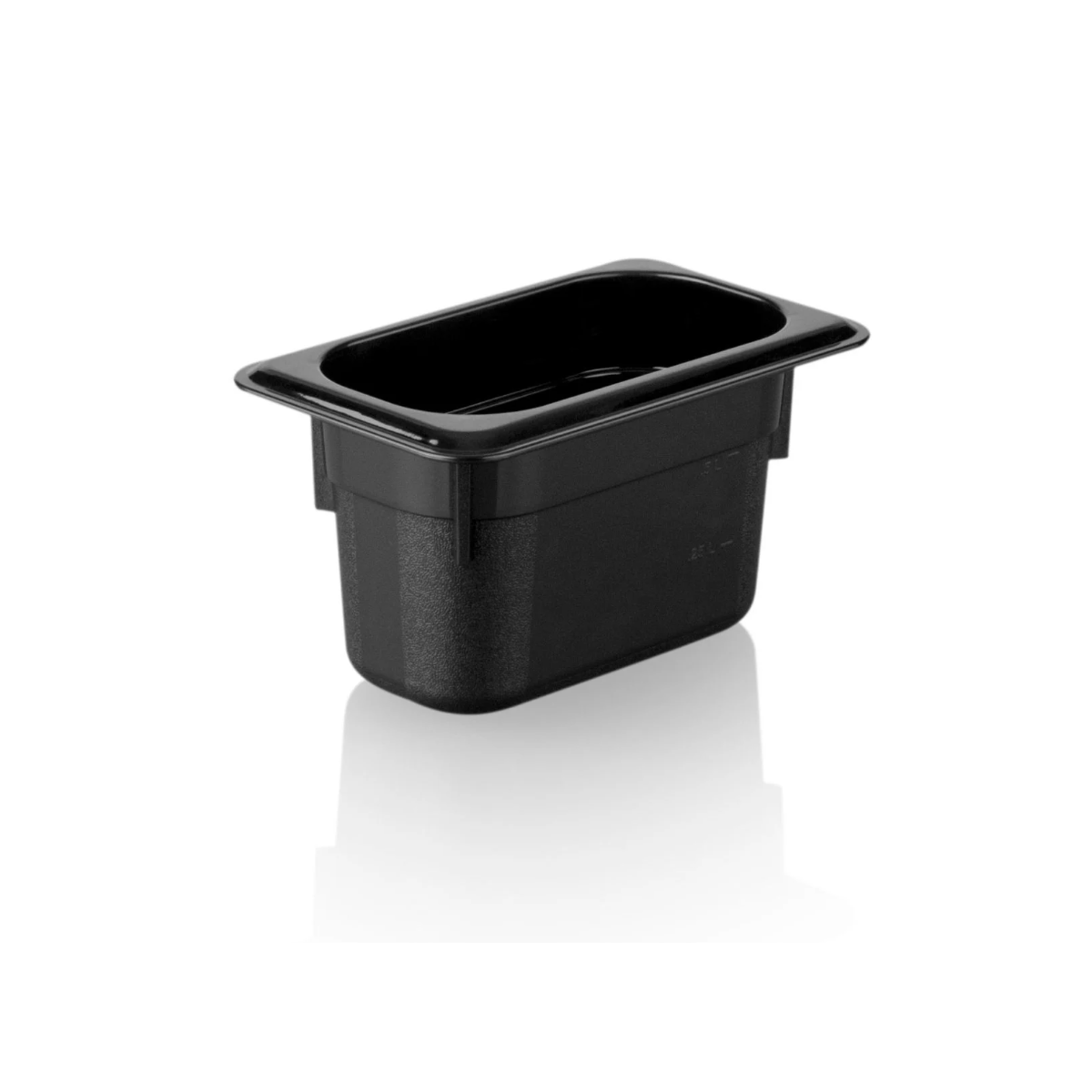 1/9 Polycarbonate Gastronorm Black 176x108x100mm