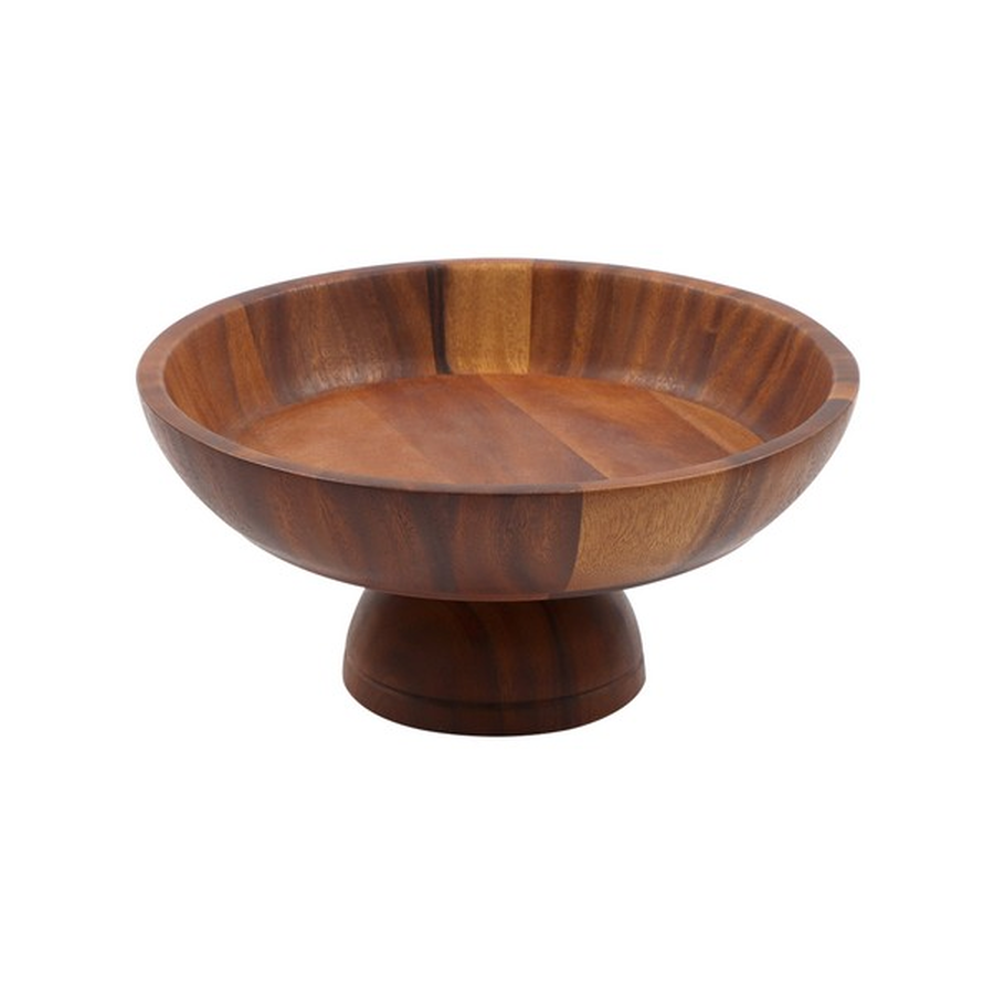 Acacia Fruit Bowl Pedestal - 4328