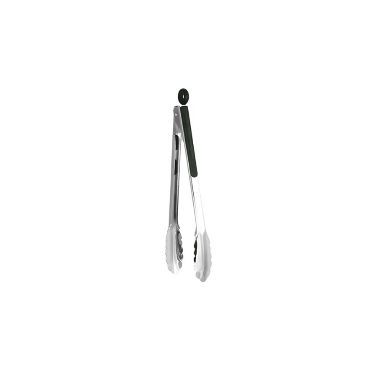 Tongs S/S Black Handle 30cm/12