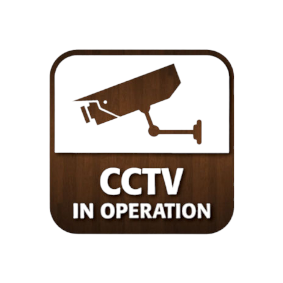 CCTV In Operation 80x80mm Window Sticker Ca002