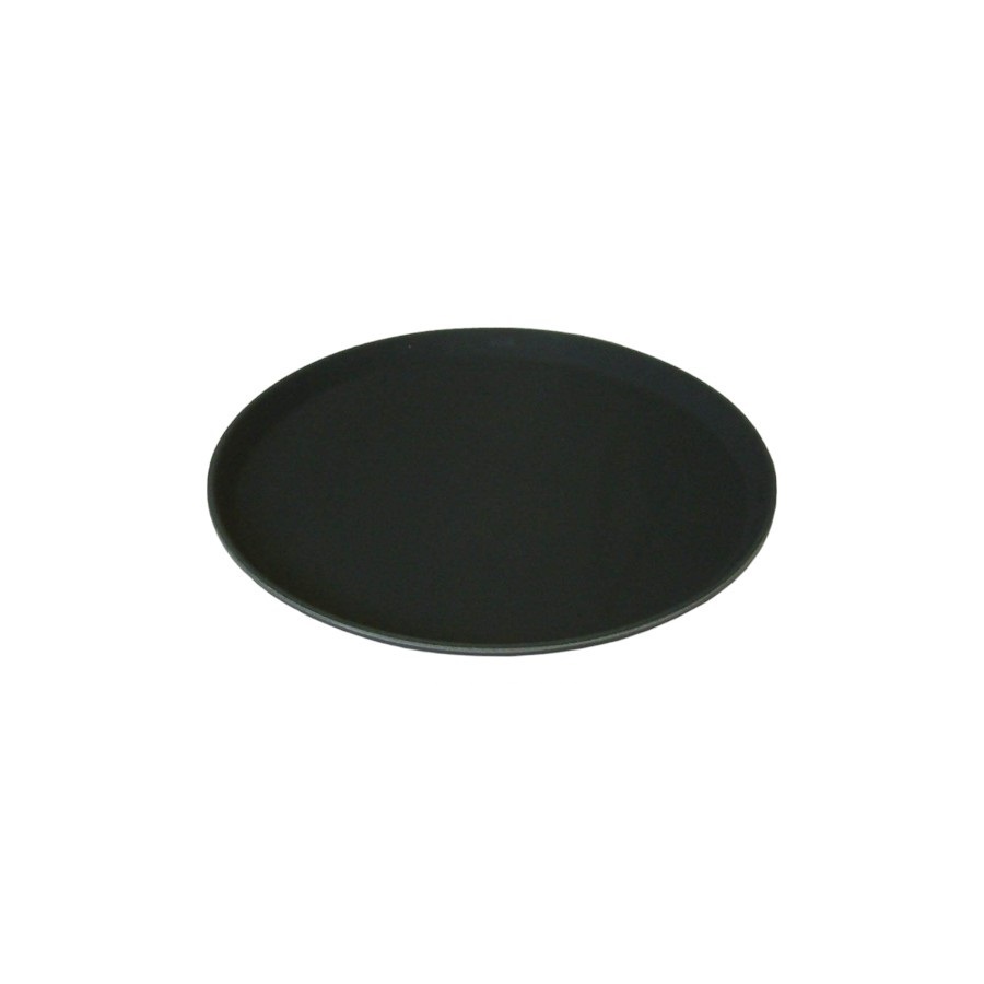 Round Black Non-Slip 14