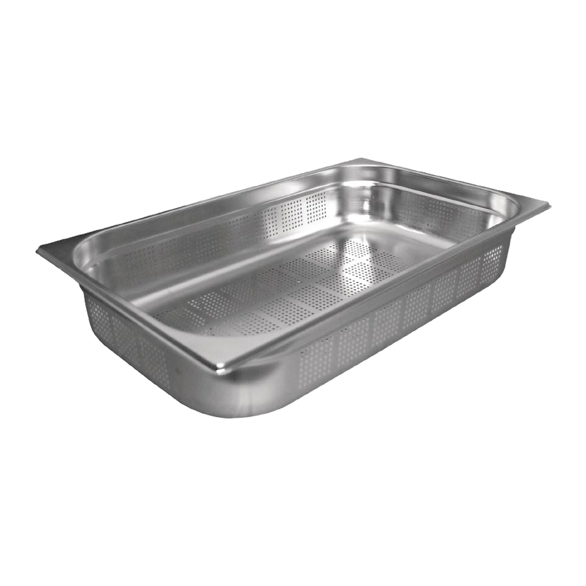 1/1 65 MM Stainless Steel Gastronorm Perforated 530x325x65mm