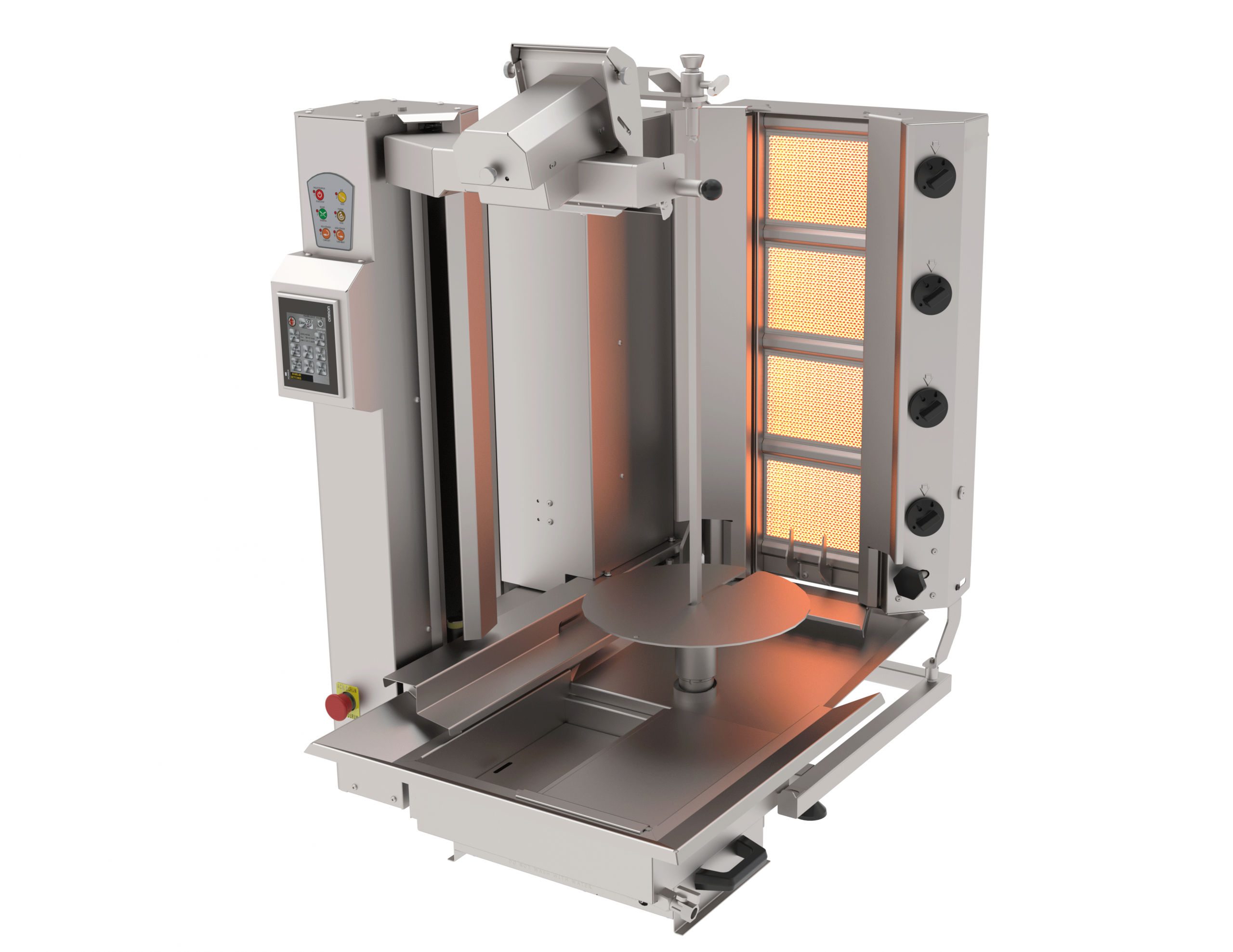 Doner Machine Robot1 Compact S/S 4 Burner Gas