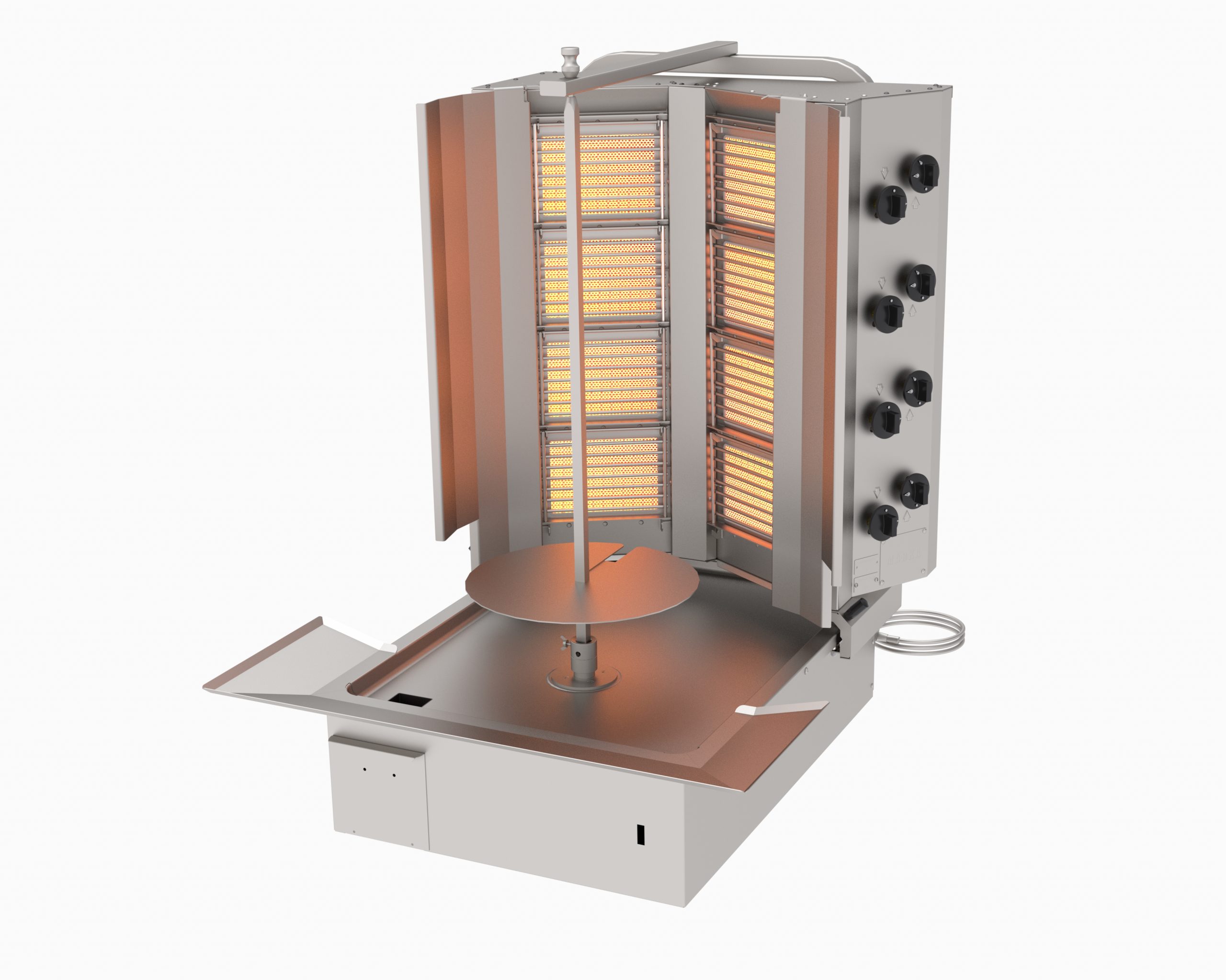Dkr-Plus Wings Doner Machine S/S 8 Burner Gas