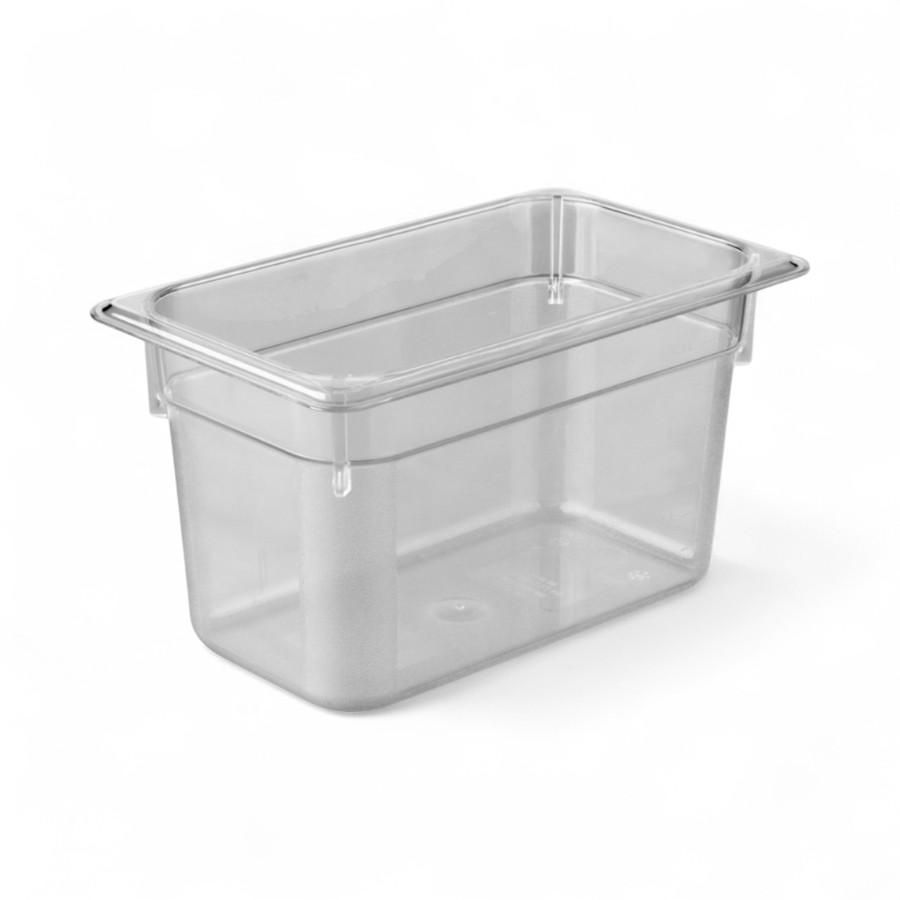 Polycarbonate 1/4 Gastronorm.160x260x200mmclear