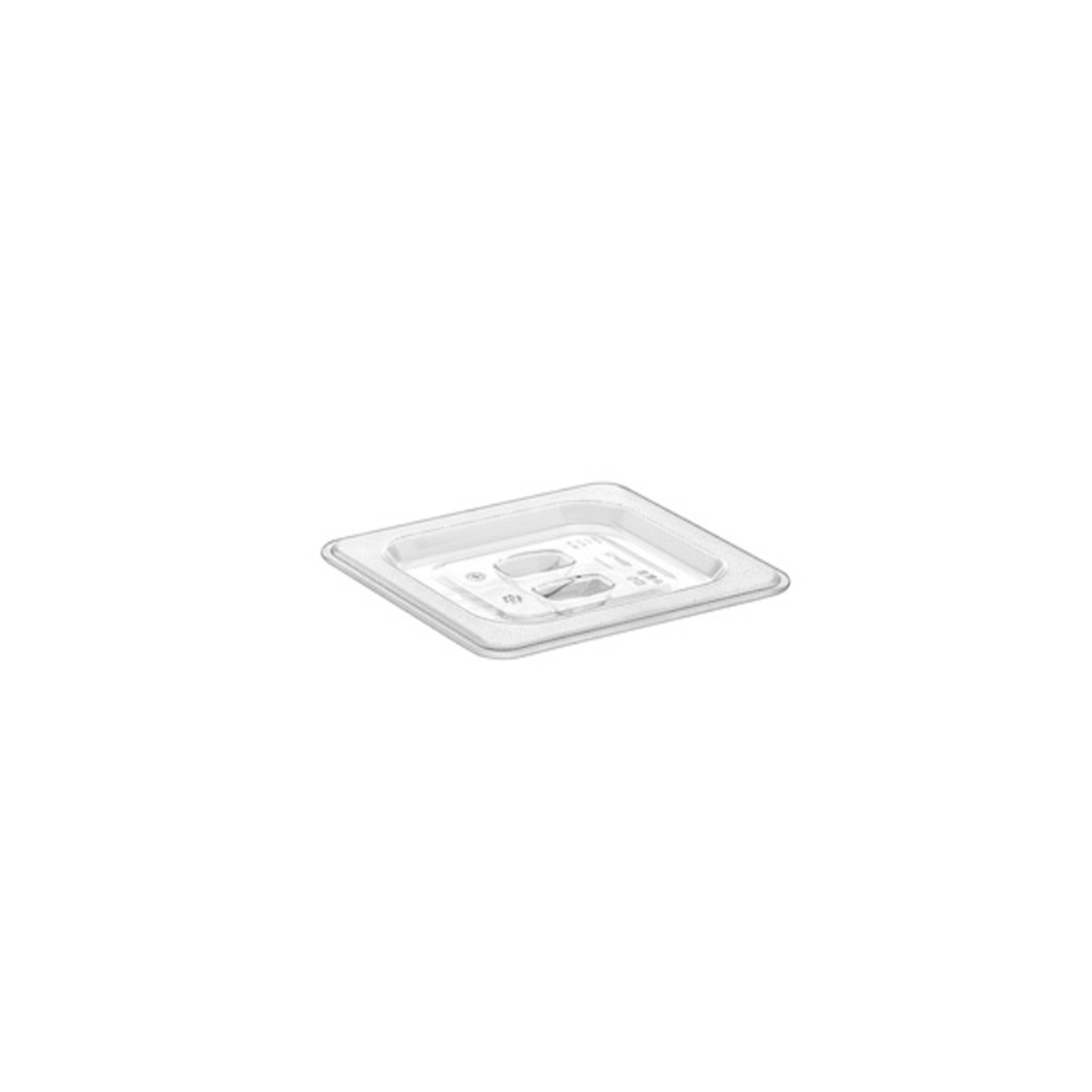 1/6 Polycarbonate Gastronorm Lid Clear 162x176mm