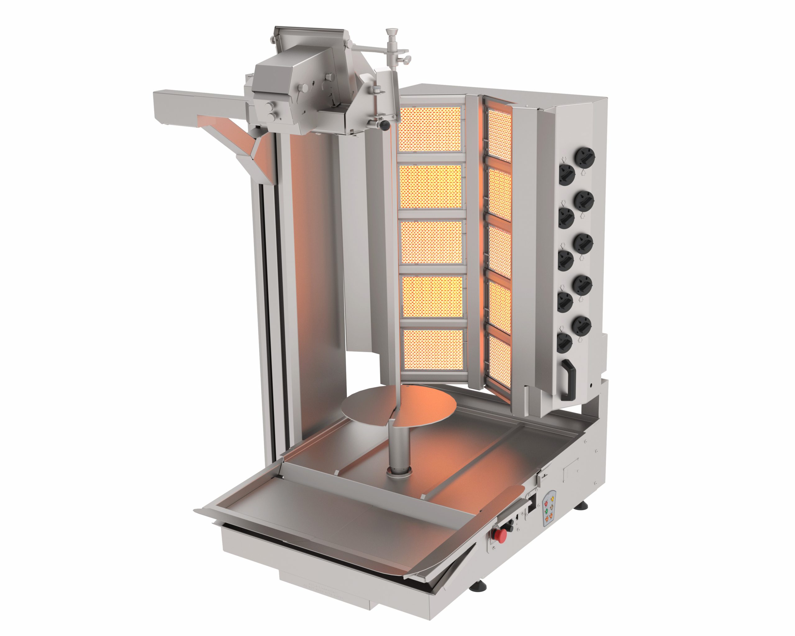 Doner Machine Robot4 With Stand S/S 10 Burner Gas