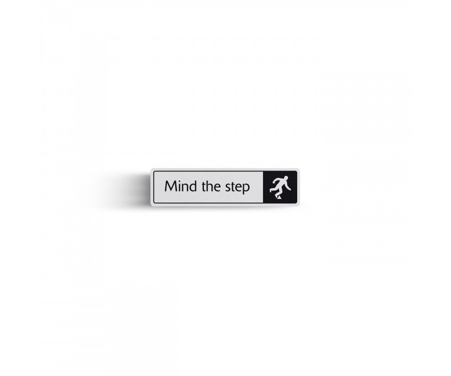 Mind The Step With Symbol Door 43x178 Dm019