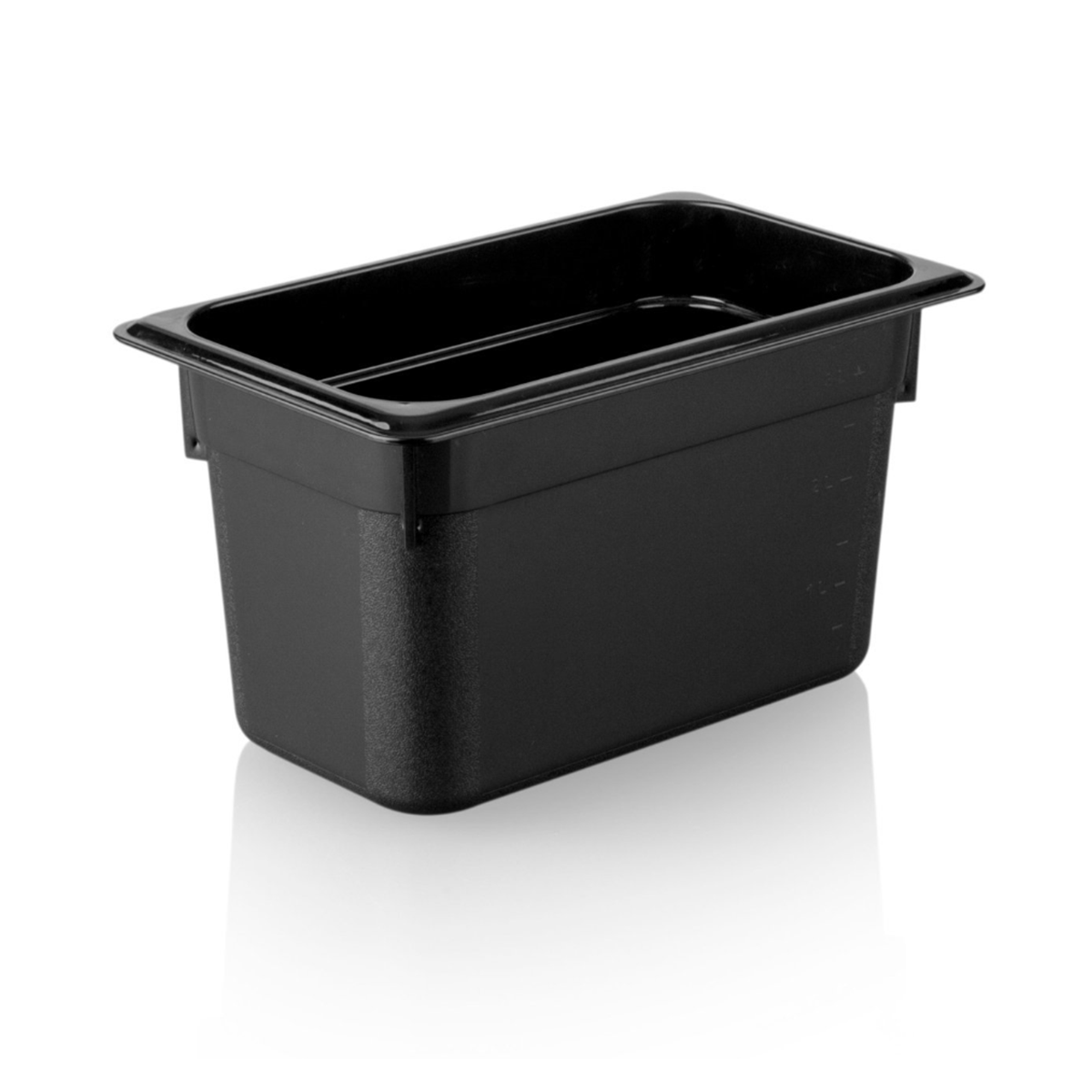 1/4 Polycarbonate Gastronorm Black 162x265x150mm