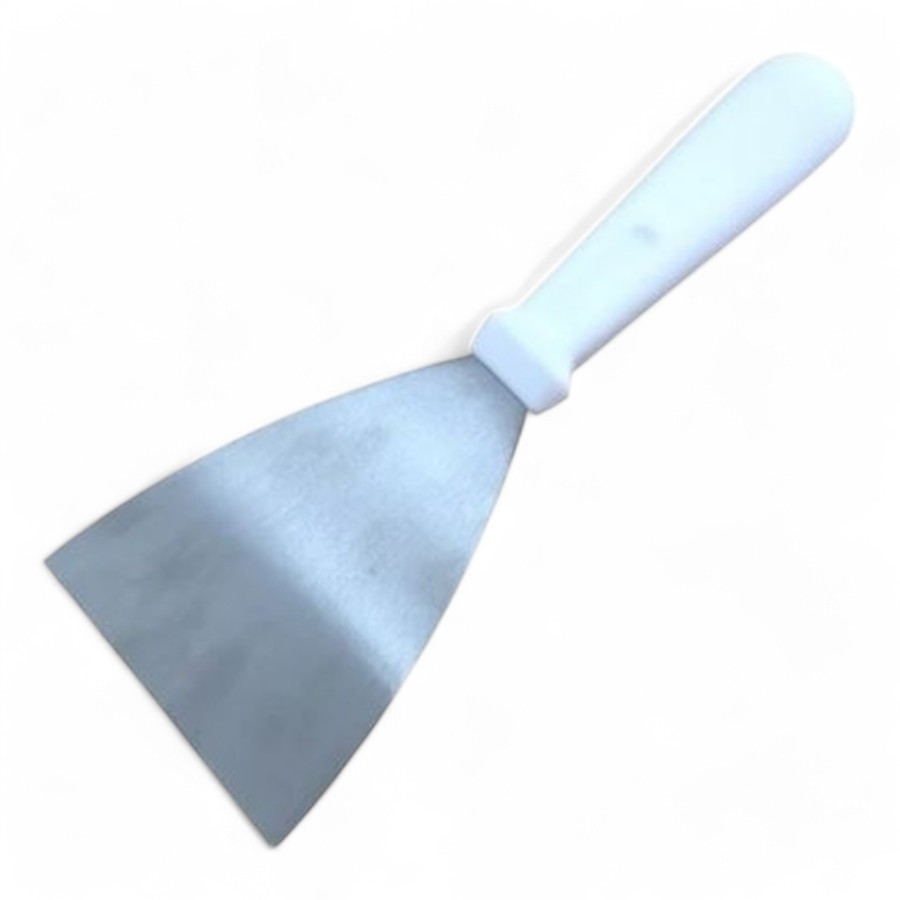 Griddle Scraper Plastic Handle White 7499