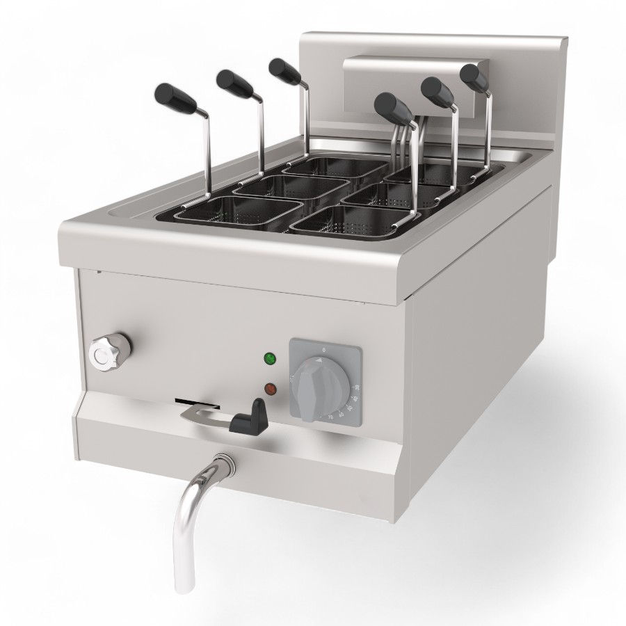 Pasta Cooker Table Top 40x70x30cm S/S 230V Amp 470