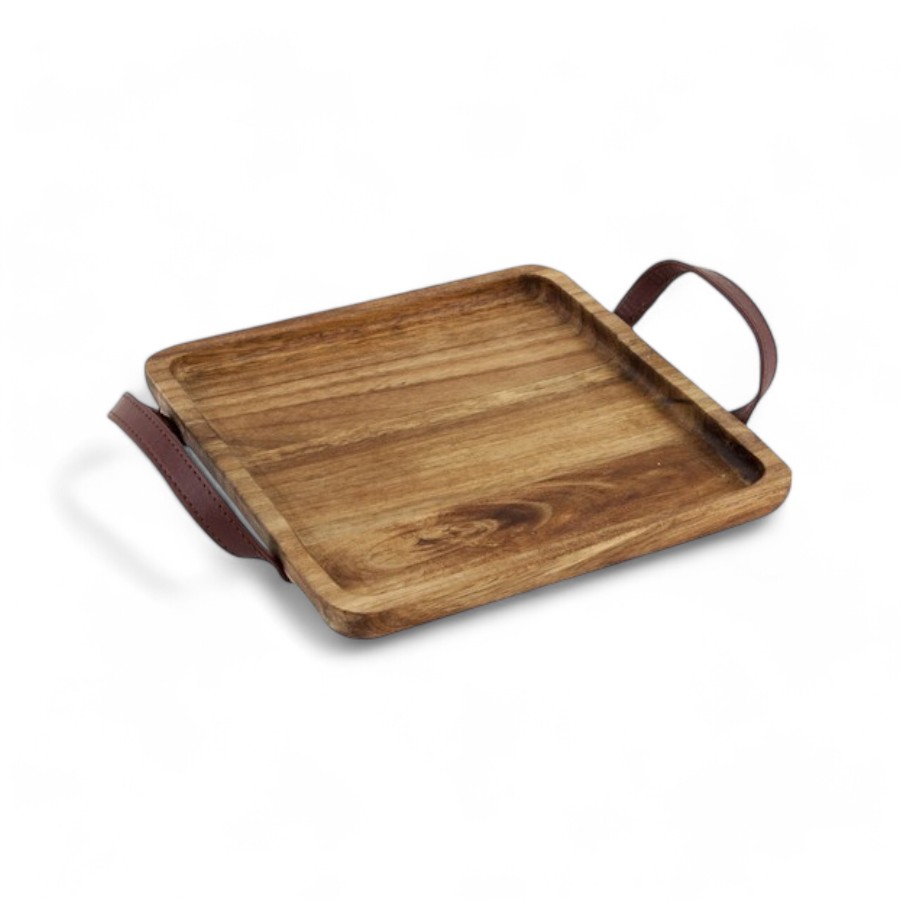 Acacia Tray Board Sq Medium 4295