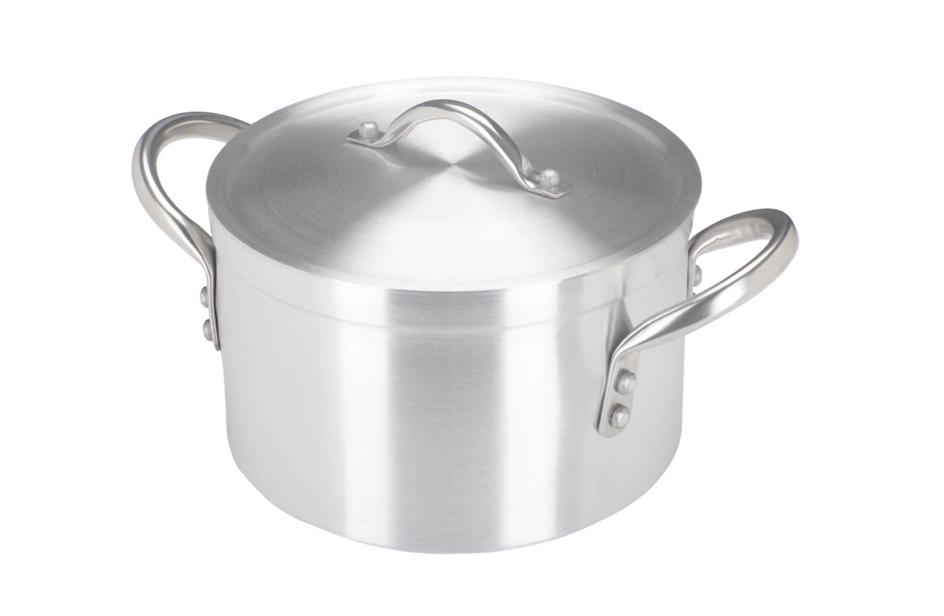 45cm With Lid Aluminium Souce Pot 1085