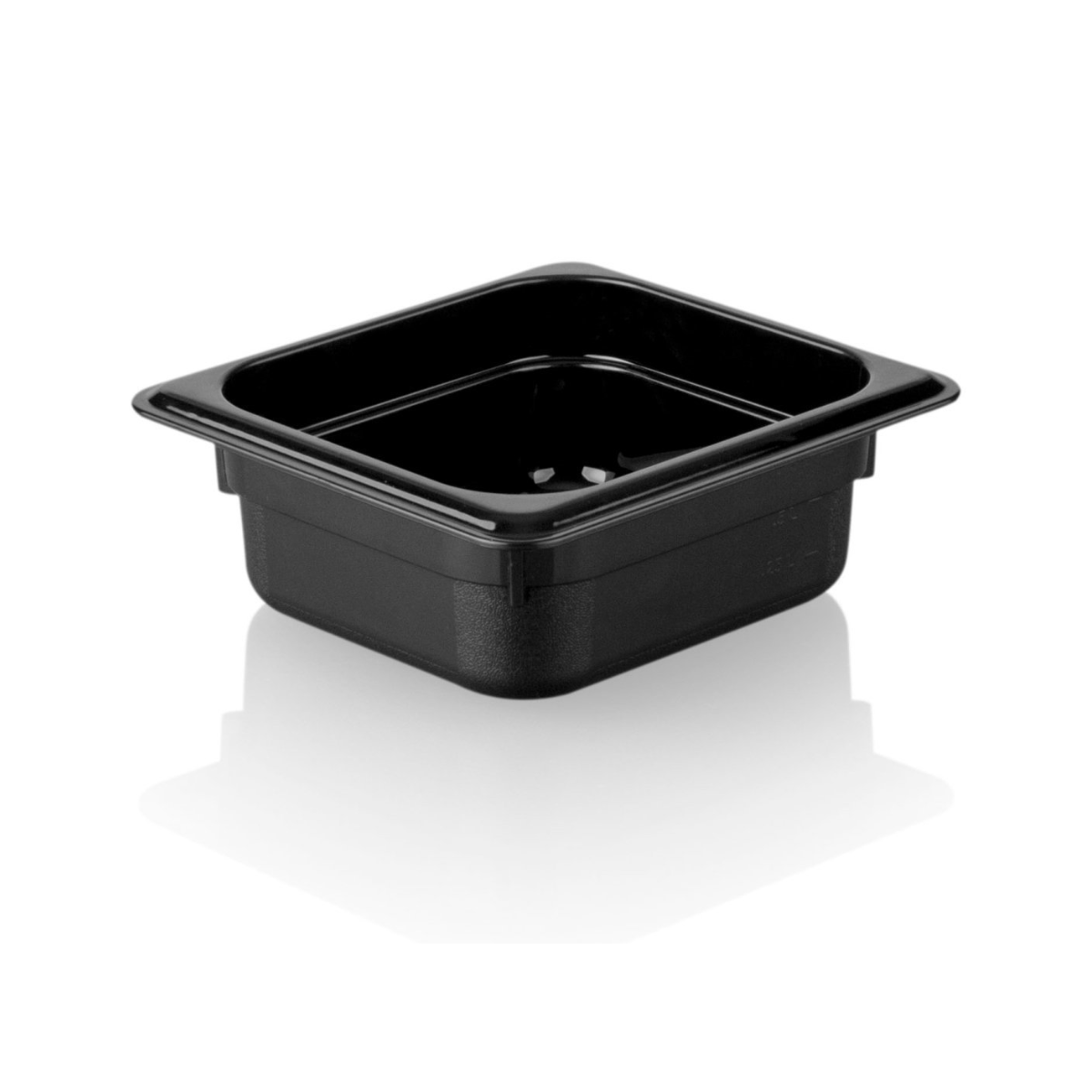 1/6 Polycarbonate Gastronorm Black 162x176x65mm