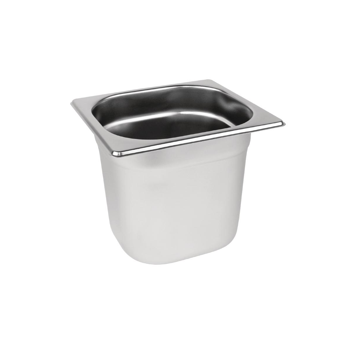 1/6 150 MM Stainless Steel Gastronorm 162x176x150mm