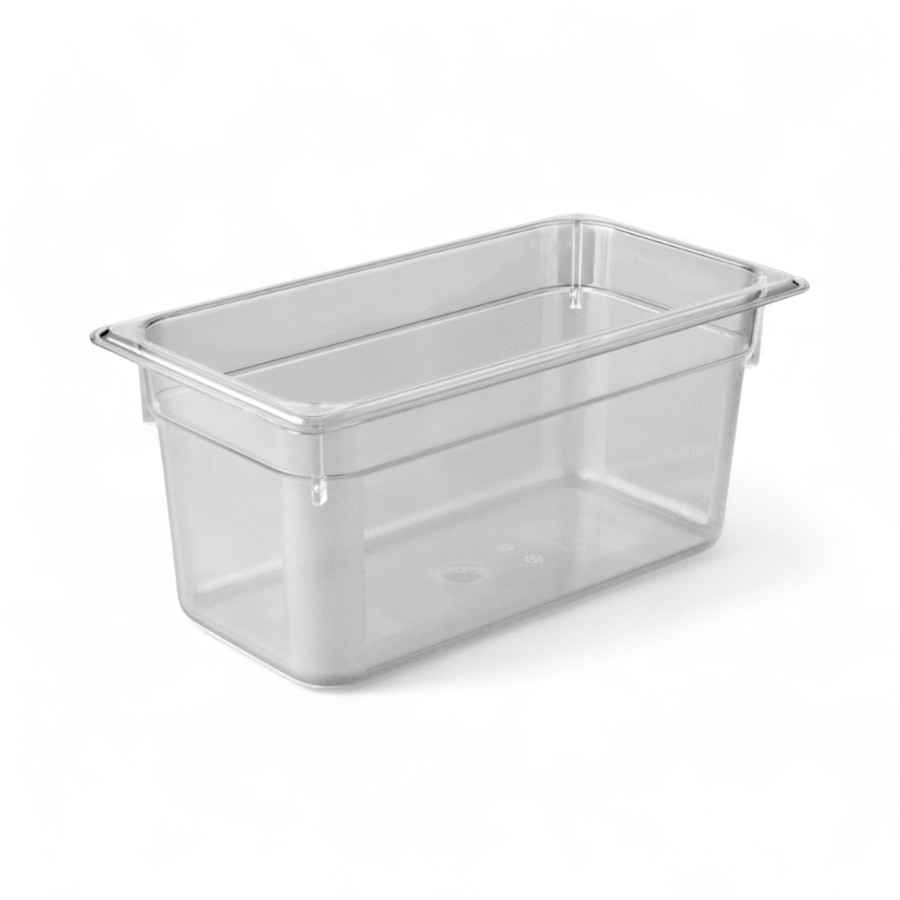 Polycarbonate 1/3 Gastronorm.180x320x200mm Clear