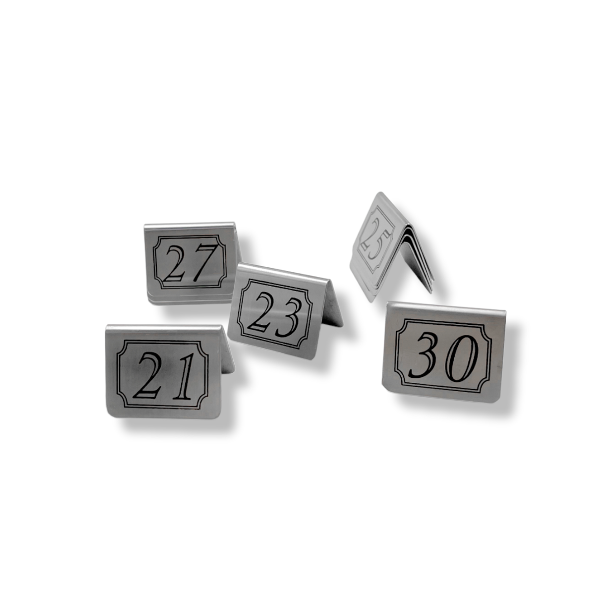 Table Number Set Stainless Steel 21 To 30 - ST2130