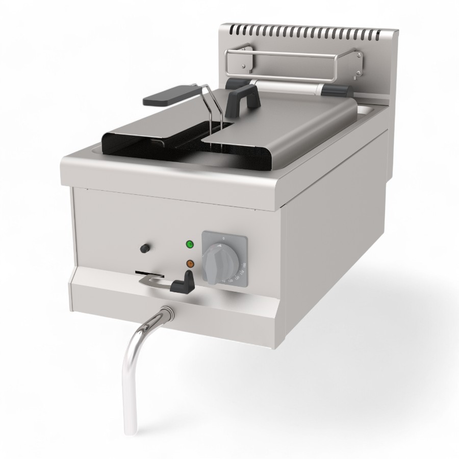 Fryer B Single Tang S/S 12L 7.5Kw Elec. Table Top 40x60x30cm 380V Aef 460