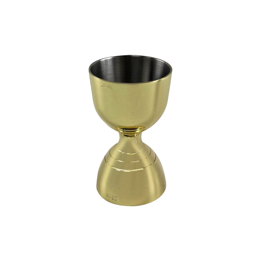 Gold Plated Bell Jigger 25mm To 50mm 3884